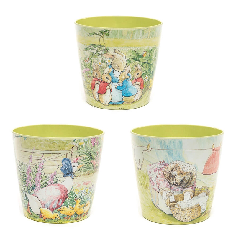Eco Pot Bamboo - Beatrix Potter Peter Rabbit (Set Of 3)/Product Detail/Homewares