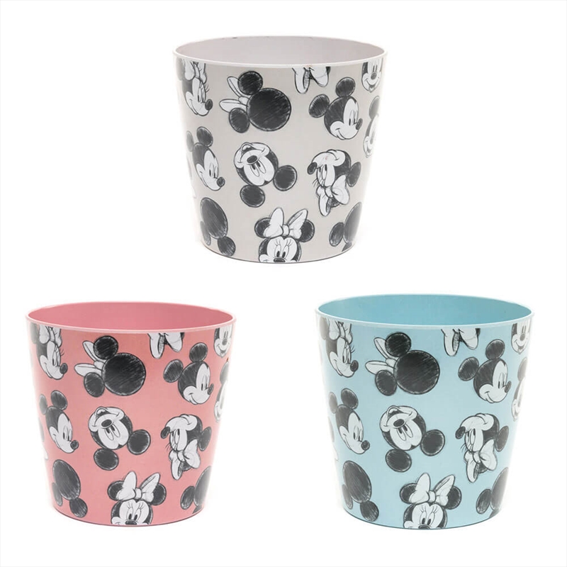 Eco Pot Bamboo - Mickey & Minnie Mouse (Set Of 3)/Product Detail/Homewares