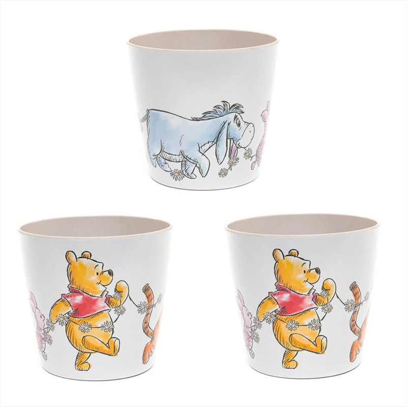 Eco Pot Bamboo - Winnie The Pooh Daisy Chain (Set Of 3)/Product Detail/Homewares