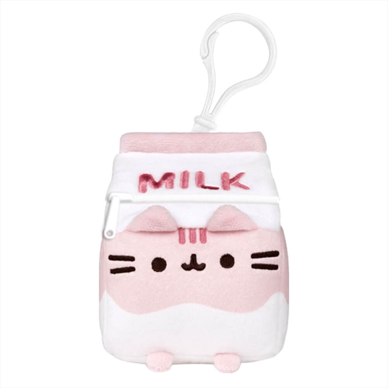 Pusheen Sips - Bag Charm Purse Strawberry Milk/Product Detail/Keyrings