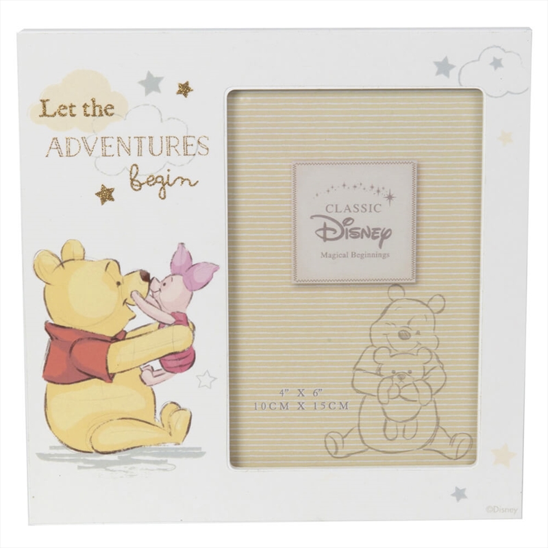Pooh - Frame 'Let The Adventures Begin'/Product Detail/Decor