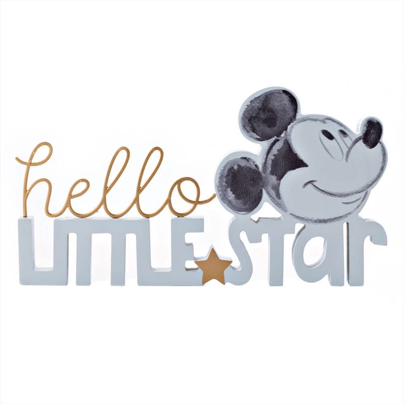 Word Plaque - Mickey Mouse Hello Little Star/Product Detail/Posters & Prints