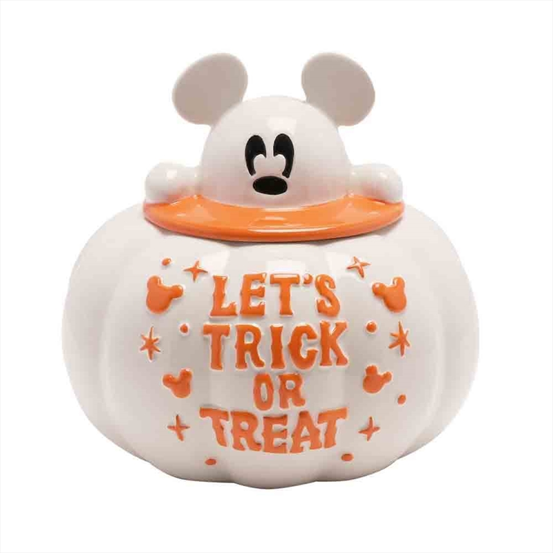 Halloween - Treat Jar Mickey Ghost/Product Detail/Decor