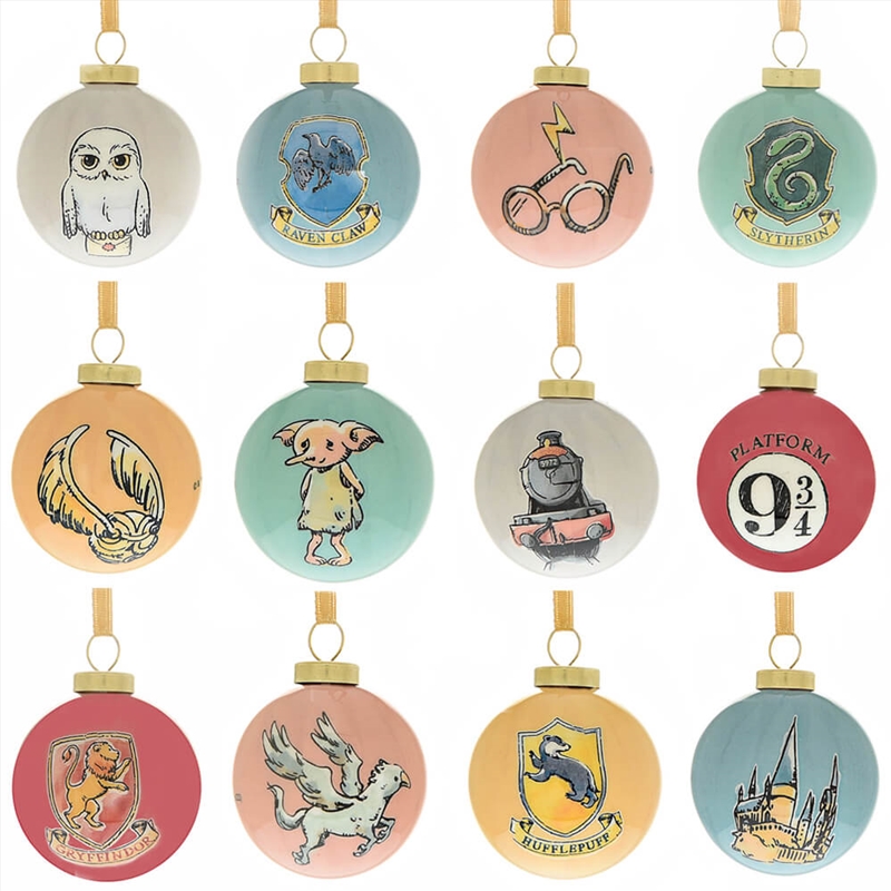 Harry Potter Christmas - Charms Mini Baubles (Set Of 12)/Product Detail/Decor