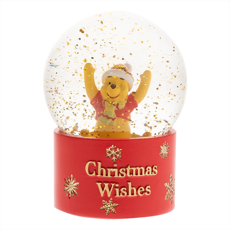 Winnie The Pooh Christmas - Snow Globe Pooh 'Christmas Wishes'/Product Detail/Decor