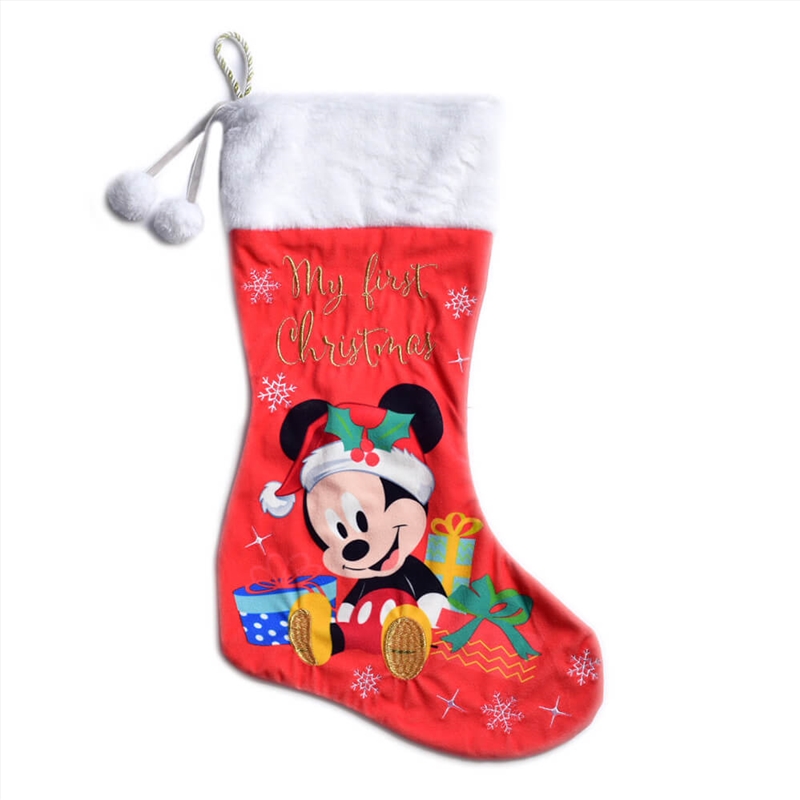 Mickey Christmas - My First Christmas Stocking/Product Detail/Decor