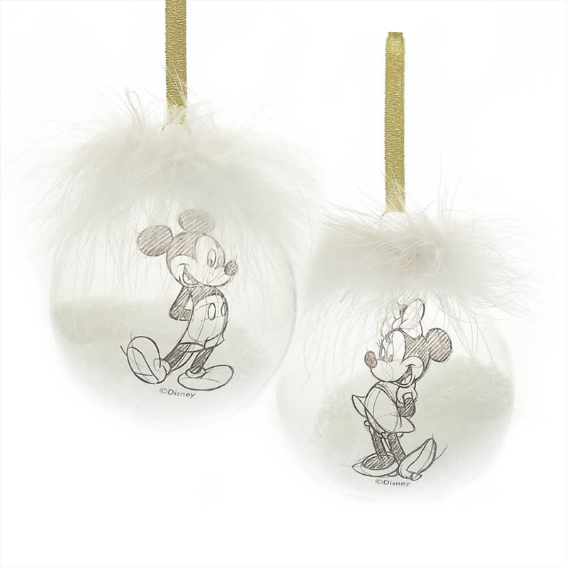 Collectible Christmas Bauble Set - Mickey & Minnie/Product Detail/Decor