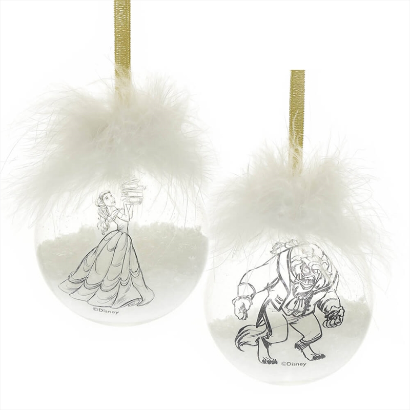 Collectible Christmas Bauble Set - Belle & Beast/Product Detail/Decor