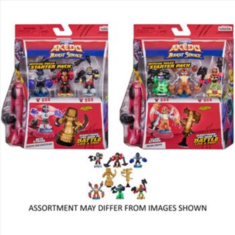 Akedo Series 5 Beast Strike Starter Pk assorted (Sent At Random)/Product Detail/Toys
