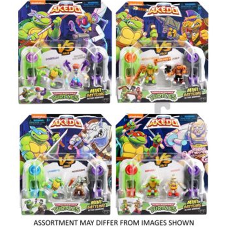 Akedo Teenage Mutant Ninja Turtles Versus Pack  assorted (Sent At Random)/Product Detail/Toys