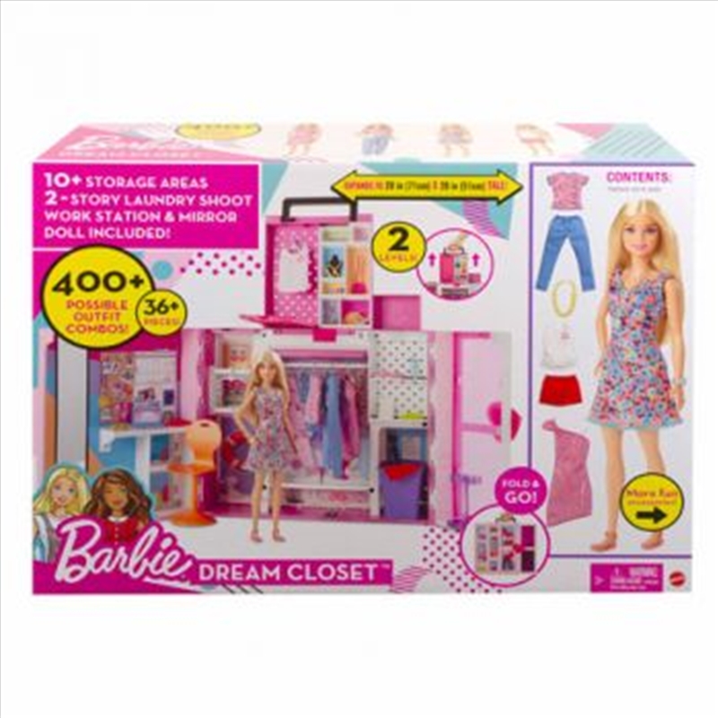 Barbie Dream Closet Doll & Playset/Product Detail/Toys