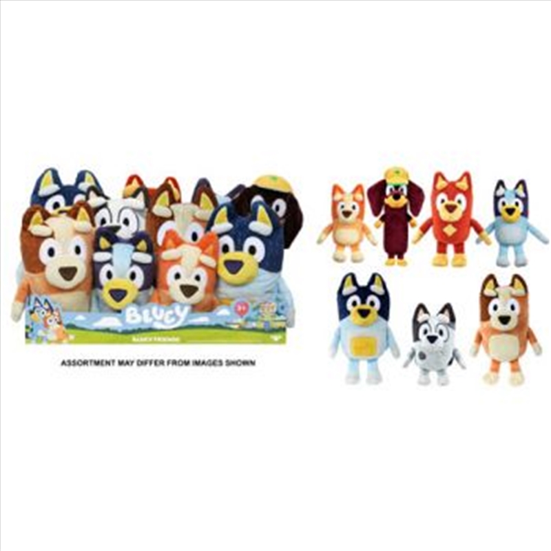 Bluey Series 8 Single Plush assorted - Parents (Sent At Random)/Product Detail/Plush Toys