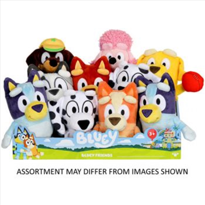 Bluey Series 9 Single Plush assorted - Friends (Sent At Random)/Product Detail/Plush Toys