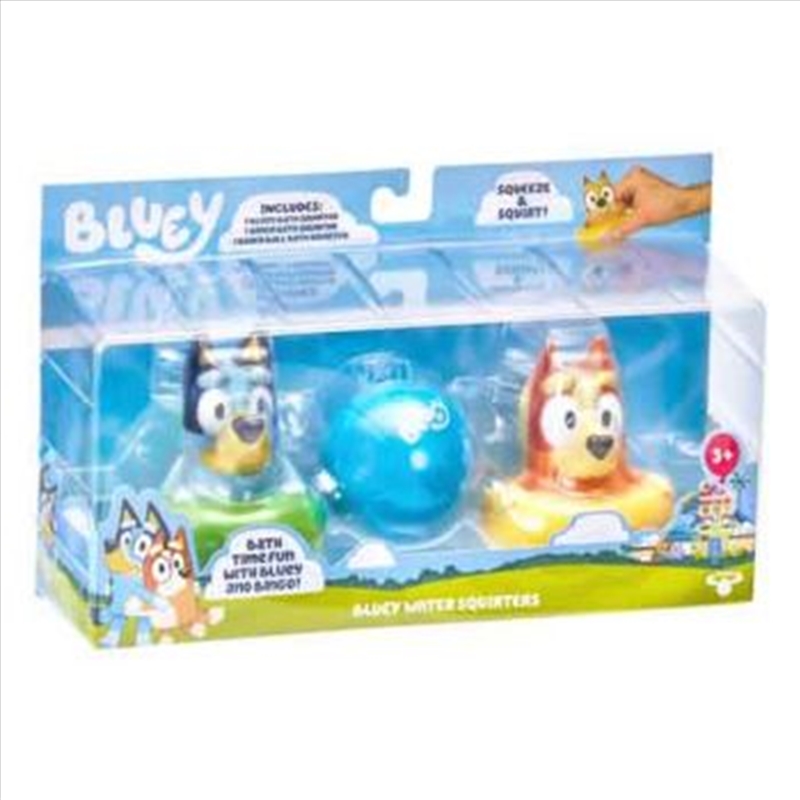 Bluey Bath Squirters 3pk (Sent At Random)/Product Detail/Toys