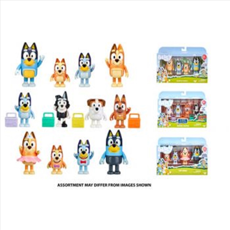 Bluey Series 7 Figures 4pk assorted (Sent At Random)/Product Detail/Toys