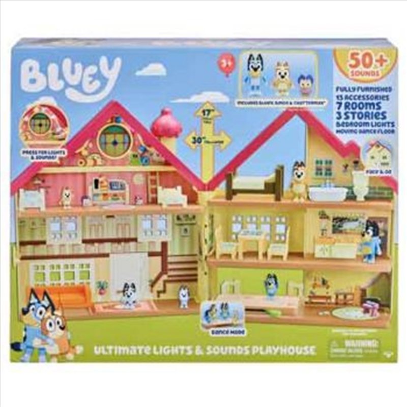 Bluey Ultimate Lights & Sounds Playhouse/Product Detail/Toys