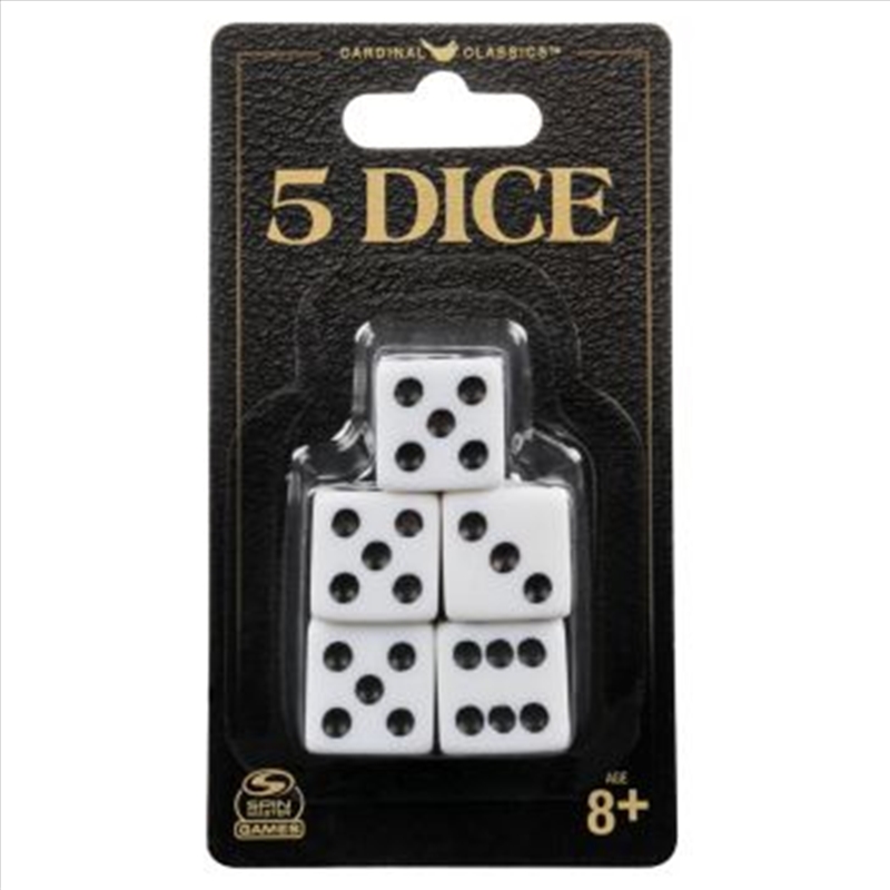 Classic Games Pack of 5 Dice REFRESH/Product Detail/Games