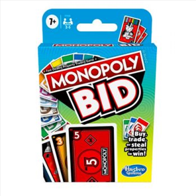 Monopoly Bid Card Game (Sent At Random)/Product Detail/Card Games