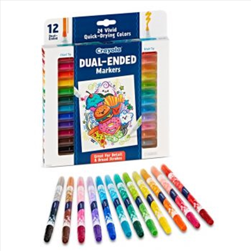 Crayola 12pk Dual-Ended Markers/Product Detail/Stationery