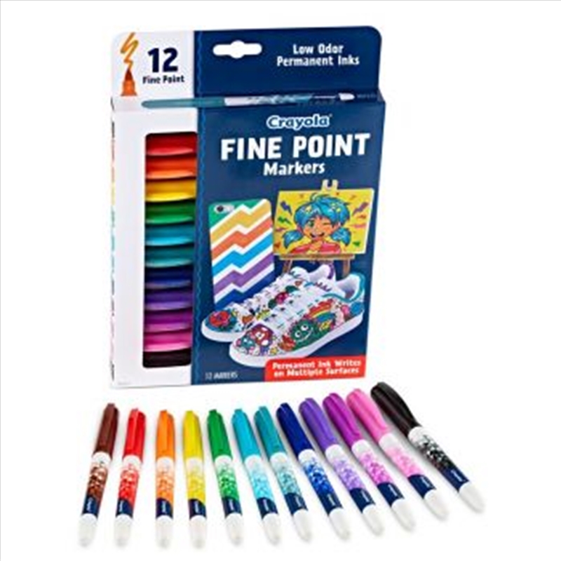 Crayola 12pk Fine Line Point Markers/Product Detail/Stationery