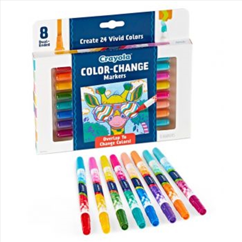 Crayola 8pk Colour Change Markers/Product Detail/Stationery