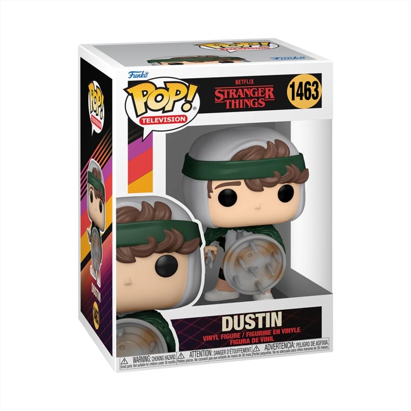 Stranger Things - Hunter Dustin with shield Pop! Vinyl/Product Detail/TV