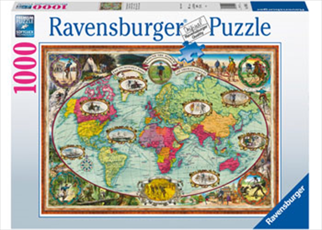 Around The World By Bike Puzzle 1000 Piece/Product Detail/Jigsaw Puzzles