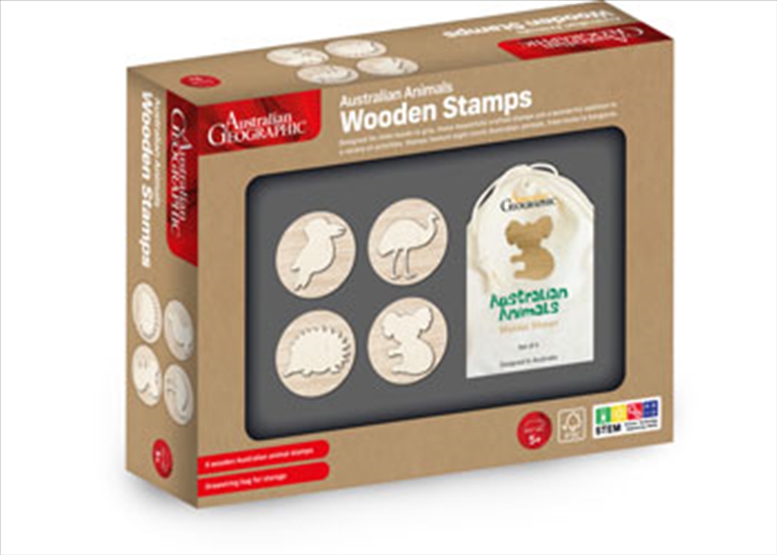 Australian Animals Wooden Stamps/Product Detail/Arts & Craft
