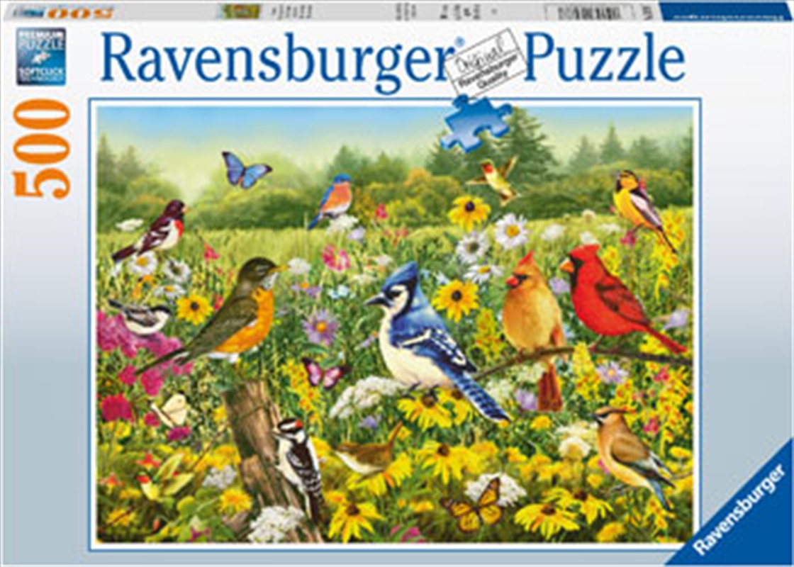 Birds In The Meadow 500 Piece/Product Detail/Jigsaw Puzzles