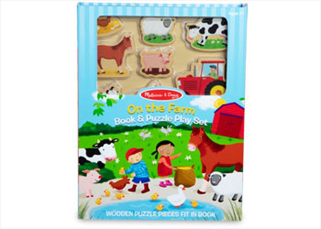 Book & Puzzle Play Set - On The Farm/Product Detail/Jigsaw Puzzles