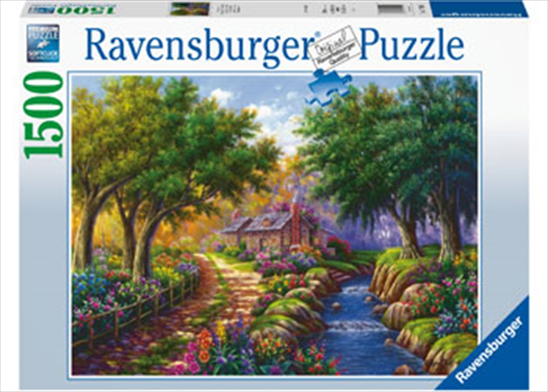 Cottage By The River 1500 Piece/Product Detail/Jigsaw Puzzles