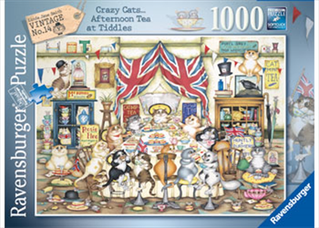 Crazycats Afternoon Tea Tiddles 1000 Piece/Product Detail/Jigsaw Puzzles