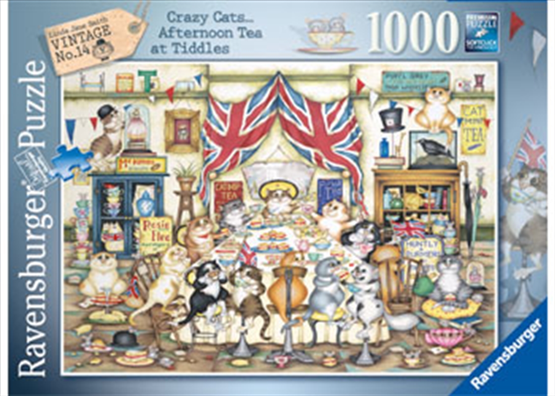 Crazycats Afternoon Tea Tiddles 1000 Piece/Product Detail/Jigsaw Puzzles