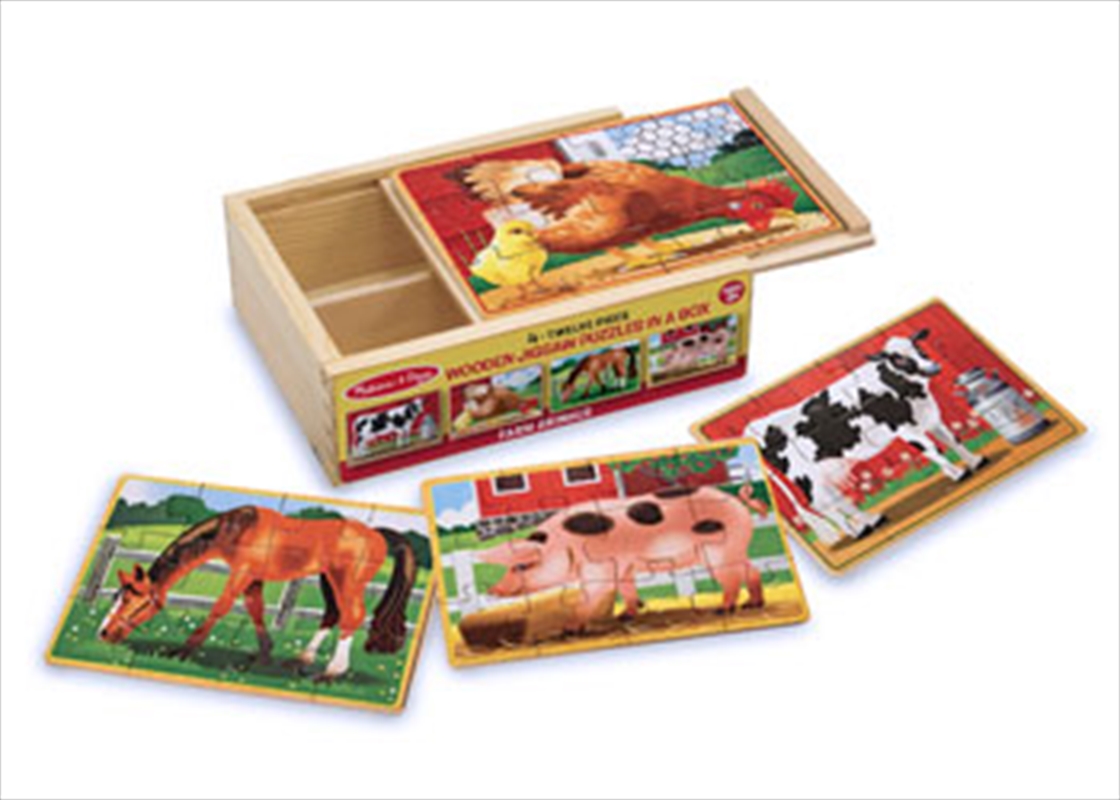 Farm Puzzles In A Box/Product Detail/Jigsaw Puzzles