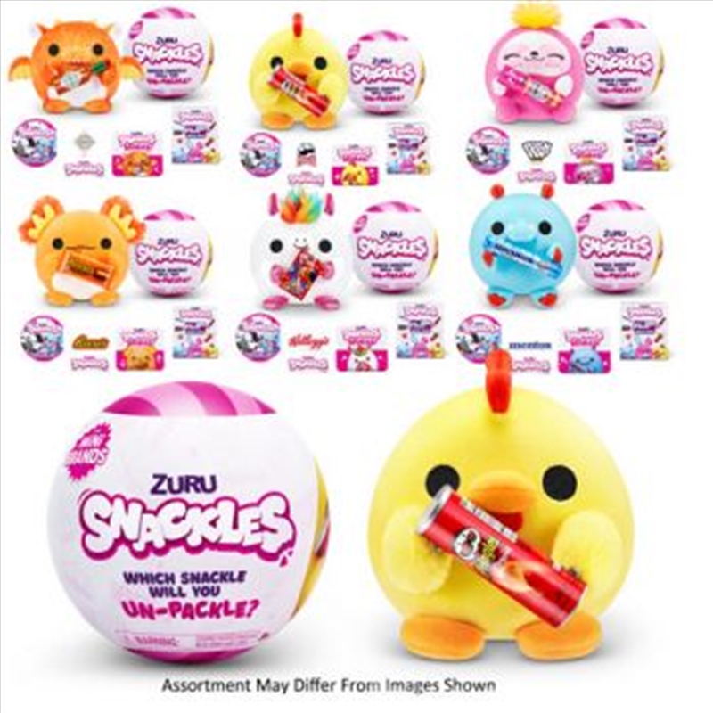 Zuru Snackles Plush Small Series 1 assorted (Sent At Random)/Product Detail/Toys