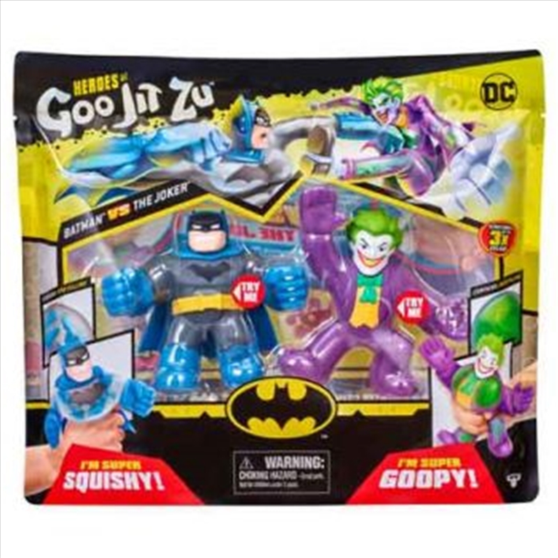 Heroes of Goo Jit Zu DC Series 1 Versus Pack - Batman vs Joker/Product Detail/Toys