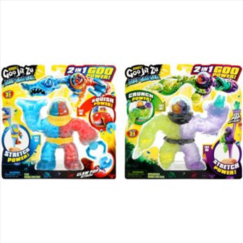 Heroes of Goo Jit Zu Series 9 Deep Goo Sea Double Goo Attack Pack assorted (Sent At Random)/Product Detail/Toys