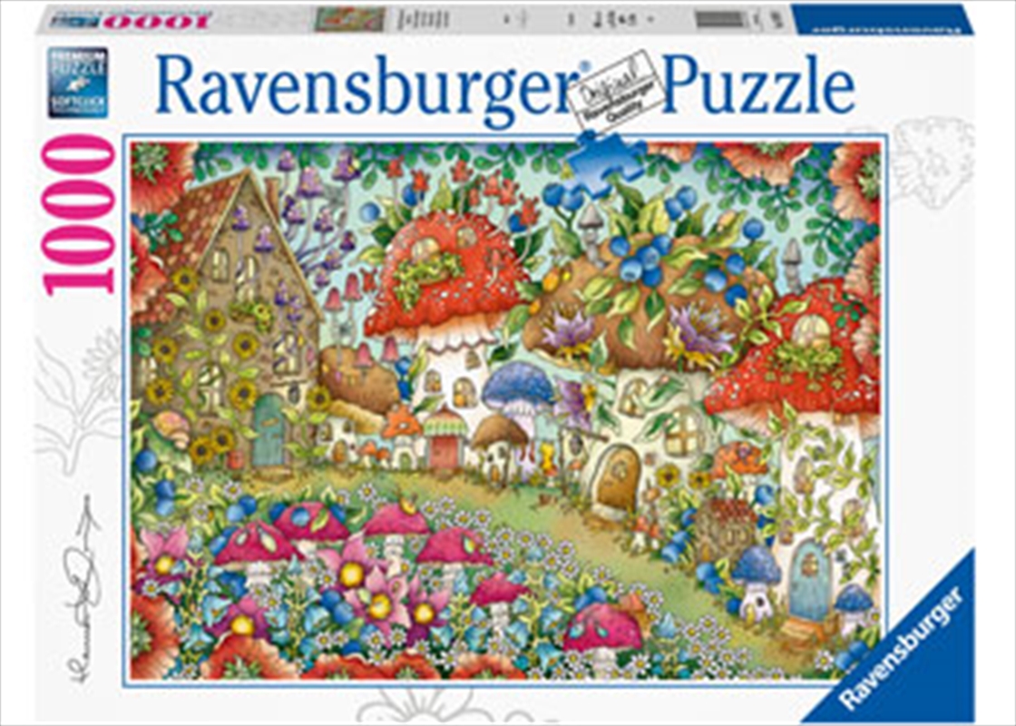Floral Mushroom Houses Puzzle 1000 Piece/Product Detail/Jigsaw Puzzles