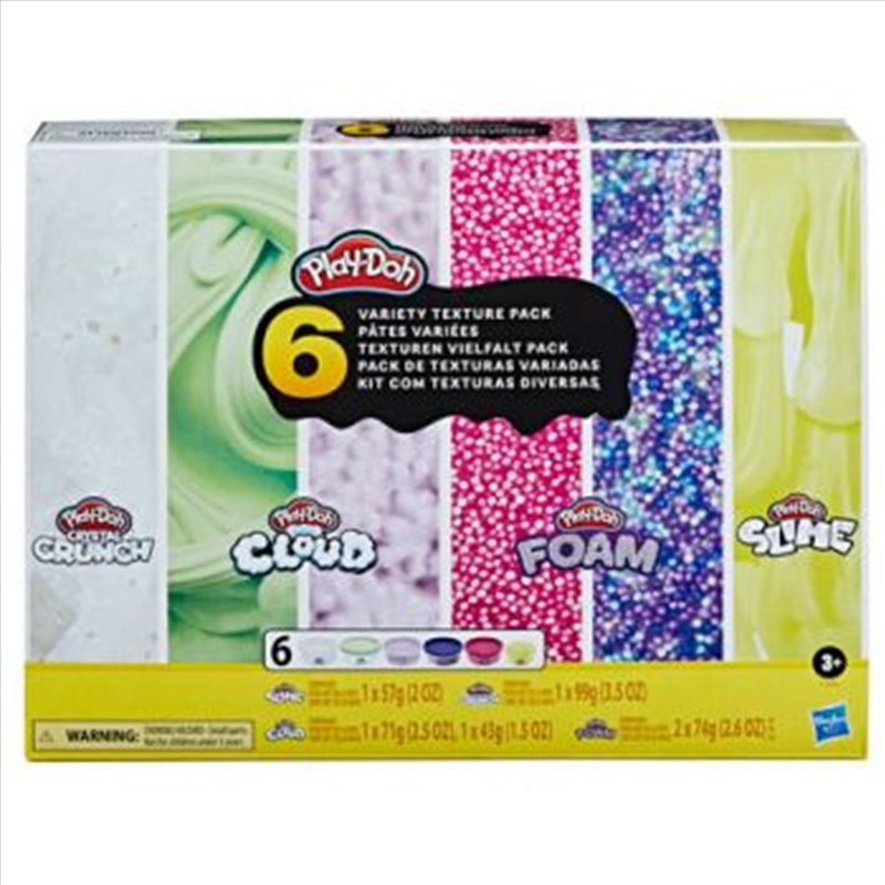 Play-Doh 6 Variety Texture Pack/Product Detail/Toys