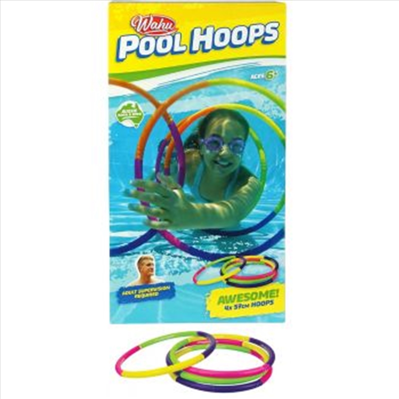 Wahu Pool Party Pool Hoops 4Pk/Product Detail/Outdoor and Pool Games