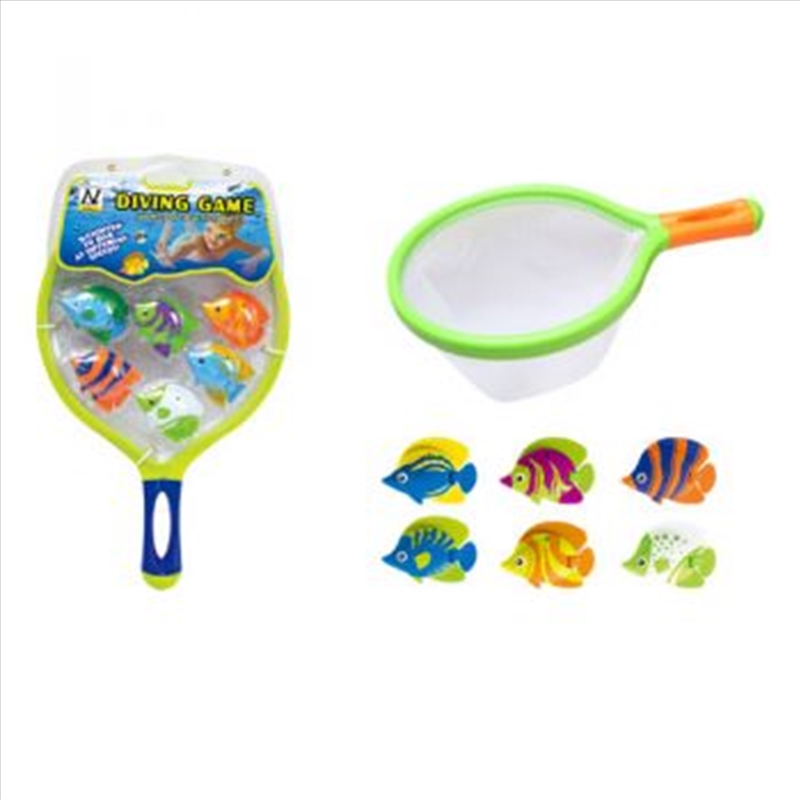 Fish Diving Game with net 7 pc/Product Detail/Outdoor and Pool Games