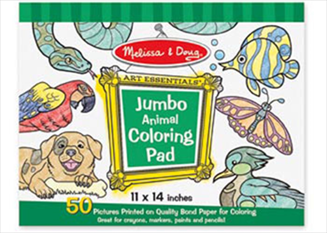 Jumbo Colouring Pad - Animals/Product Detail/Arts & Craft