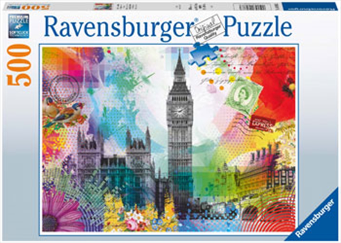 London Postcard 500 Piece/Product Detail/Jigsaw Puzzles