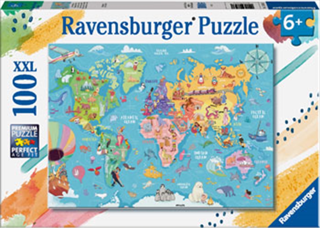Map Of The World 100 Piece/Product Detail/Jigsaw Puzzles