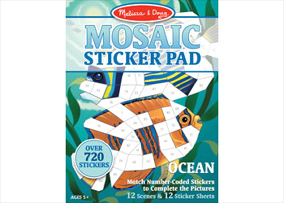 Mosaic Sticker Pad - Ocean/Product Detail/Arts & Craft