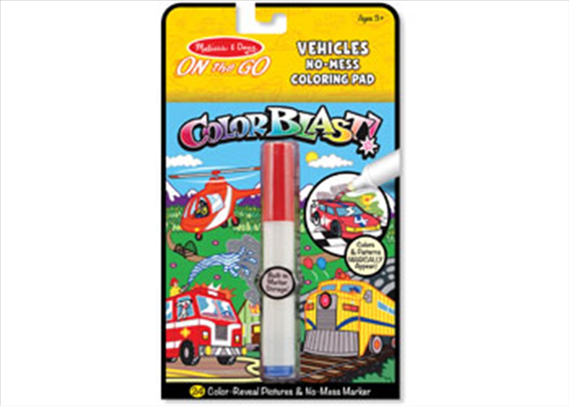 On The Go - Color Blast! - Vehicles/Product Detail/Arts & Craft