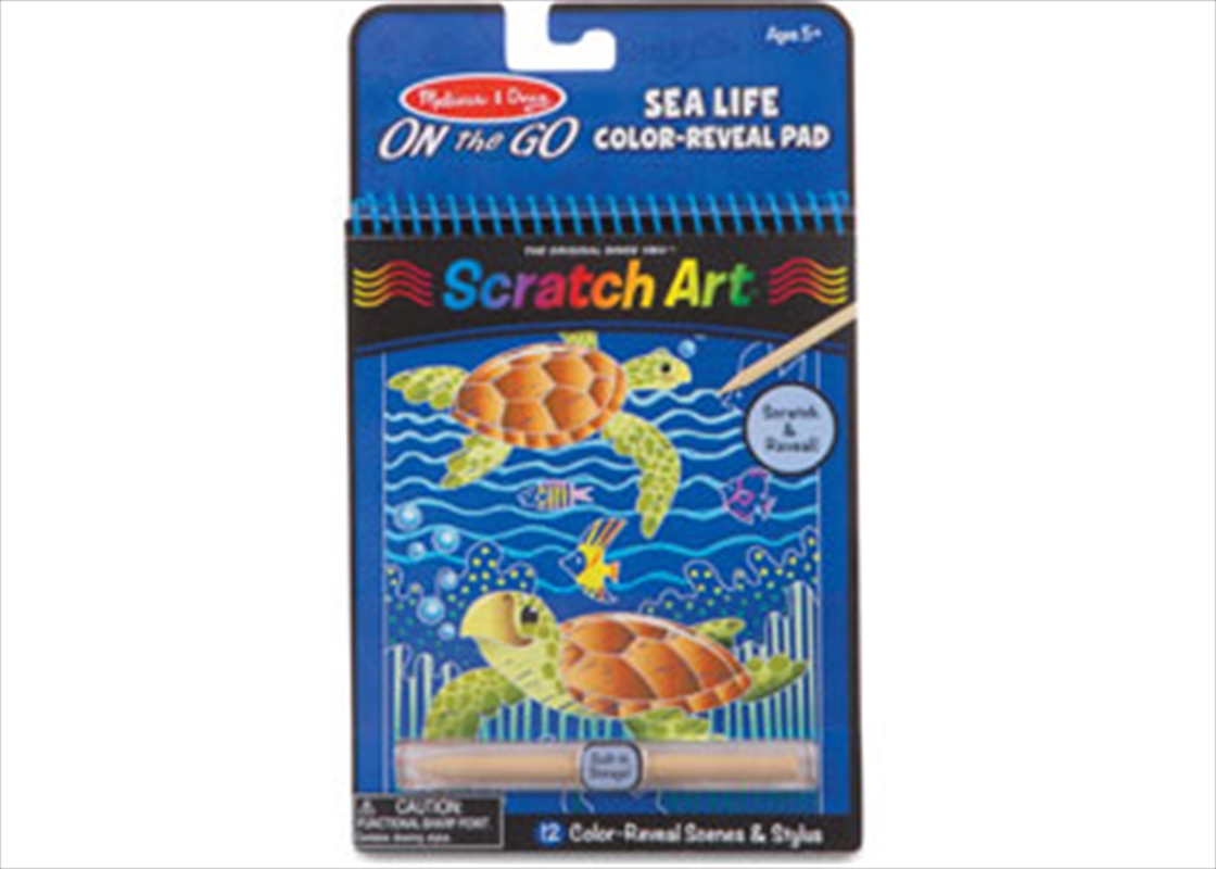 On The Go - Scratch Art - Sealife/Product Detail/Arts & Craft