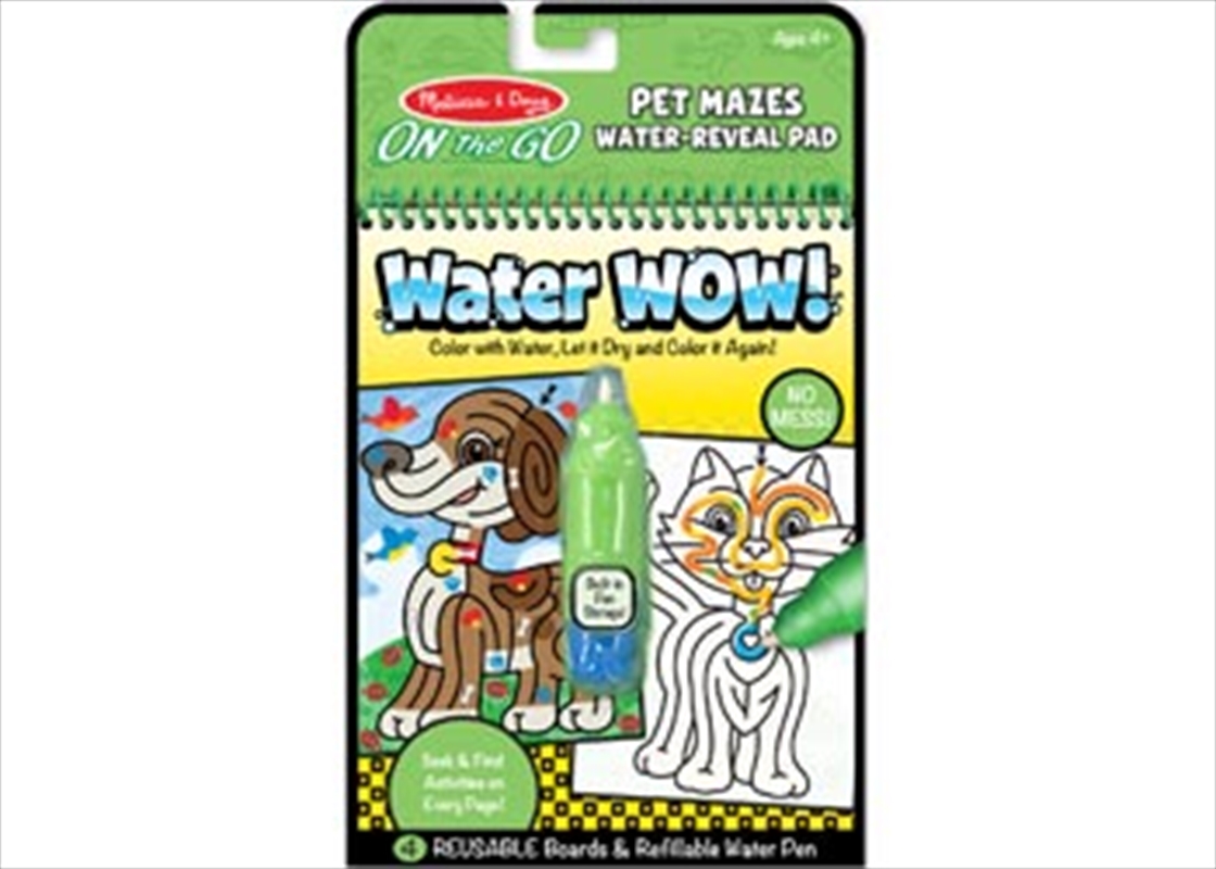 On The Go - Water Wow! - Pet Mazes/Product Detail/Arts & Craft