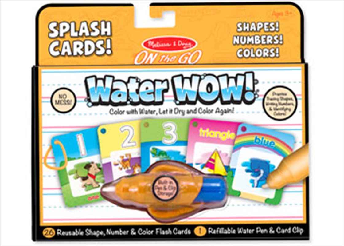 On The Go - Water Wow! Splash Cards – Shapes! Numbers! Colors!/Product Detail/Arts & Craft