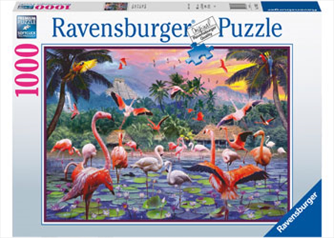 Pink Flamingos 1000 Piece/Product Detail/Jigsaw Puzzles